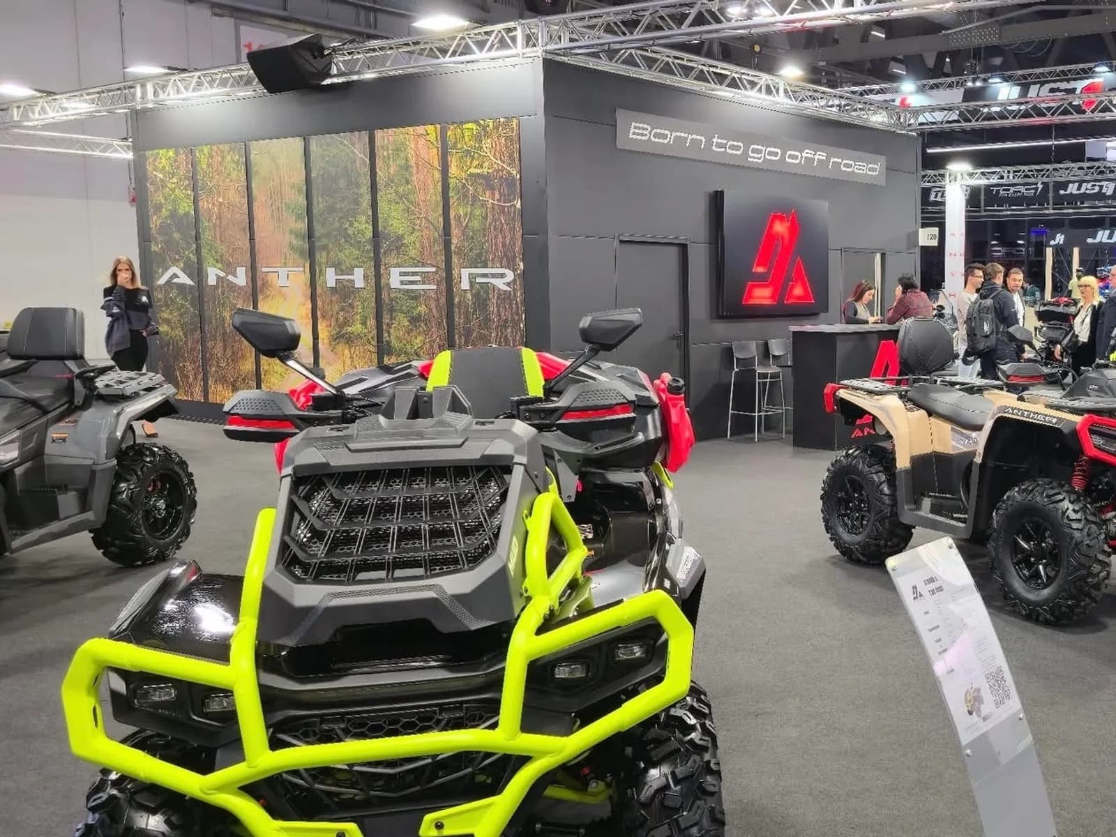 Stylised artwork of the Repossessed Rides showroom floor